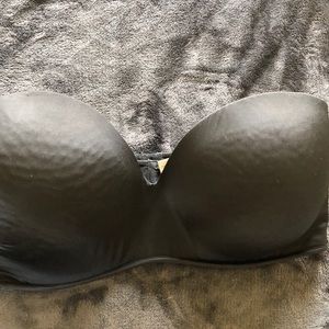 Cacique Black strapless bra